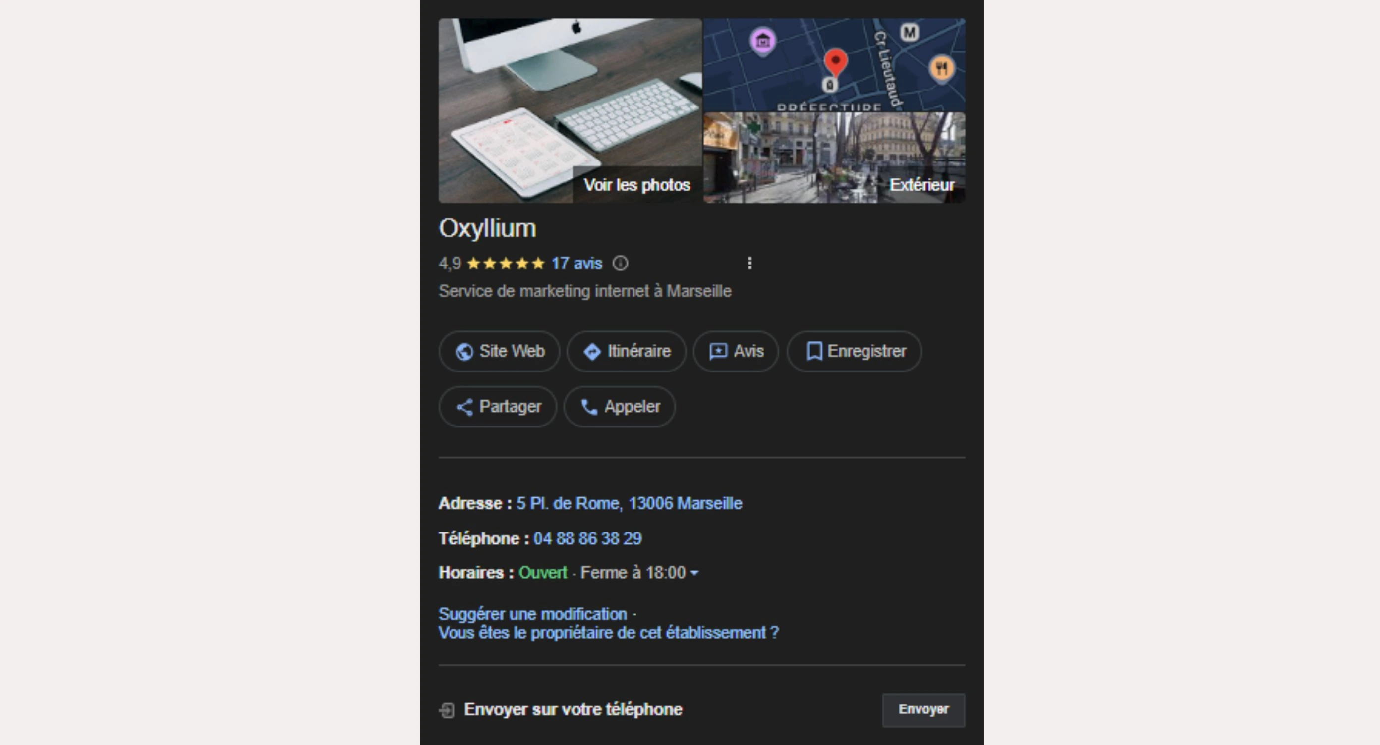 Clients potentiels cherchant un restaurant sur leur smartphone
